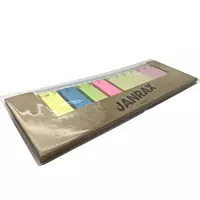 Janrax Sticky Notes Set with Rule