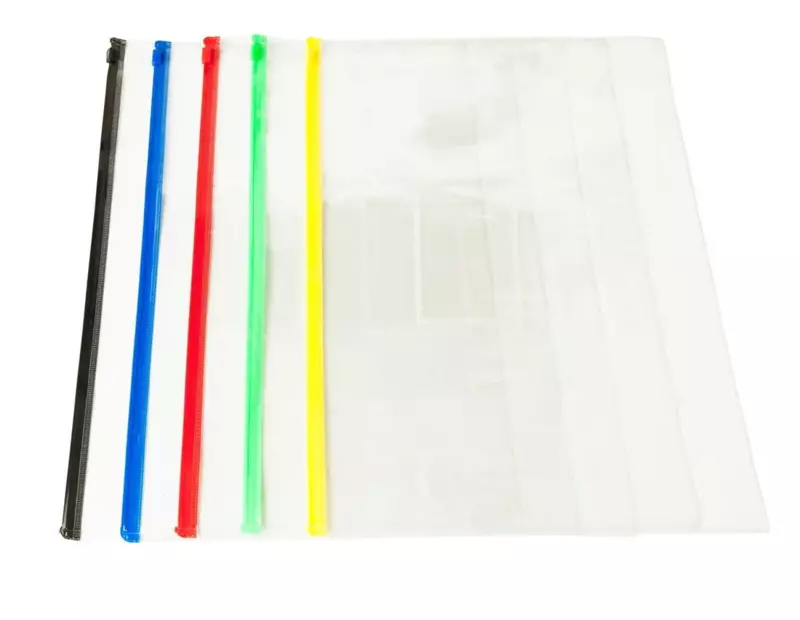 Pack of 12 A4 Blue Zip Zippy Bags