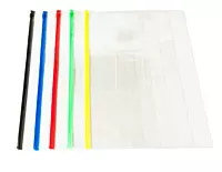 Pack of 12 A4 Red Zip Zippy Bags