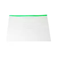Pack of 12 A4 Green Zip Zippy Bags