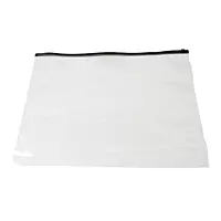 Pack of 12 A4 Black Zip Zippy Bags
