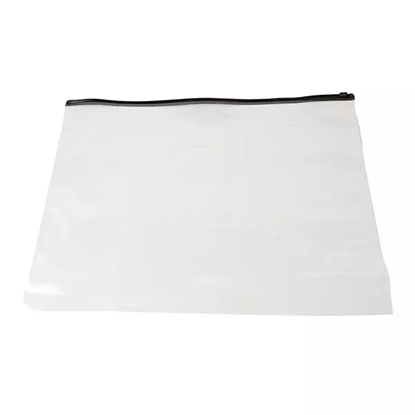 Pack of 12 A4 Black Zip Zippy Bags
