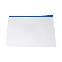 Pack of 12 A3 Blue Zip Zippy Bags - Janrax 708554