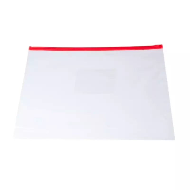 Pack of 12 A3 Red Zip Zippy Bags