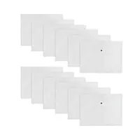 Pack of 12 Janrax A3 Clear Document Wallets - Button Stud Folder