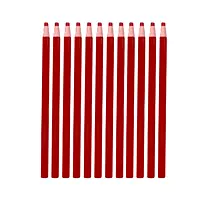 Pack of 12 Red Chinagraph Pencils by Janrax - Peel Off China Markers