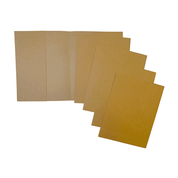 Pack of 5 9x7"" Kraft Paper Exercise Book Covers by Janrax