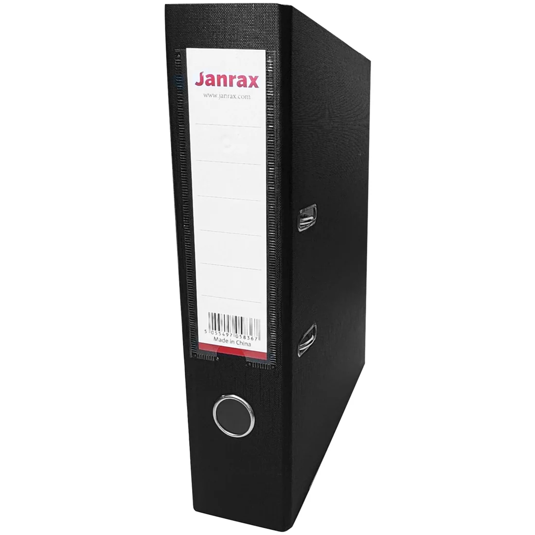 A4 Black Paperbacked Lever Arch File by Janrax