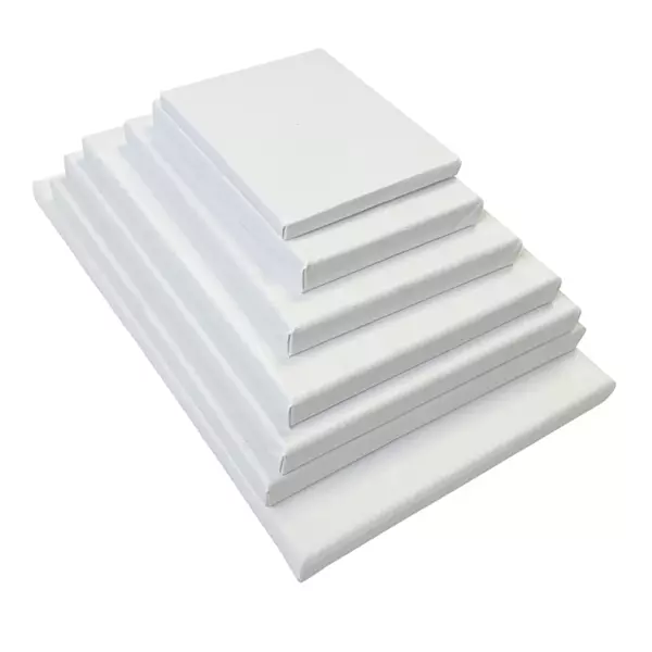 Set of 14 Assorted Sizes Blank White Stretched Board Art Frame 280gsm Canvas By Janrax