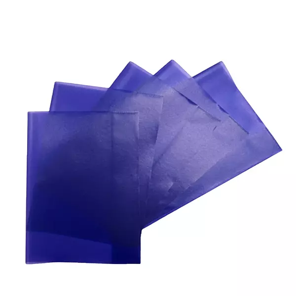 Pack of 10 9x7"" Frosted Purple Exercise Book Covers