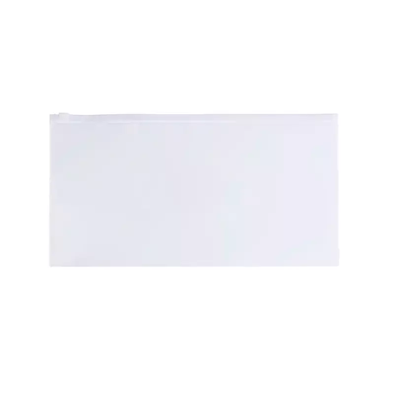 Pack of 12 DL Clear Zippy Bags with White Zip