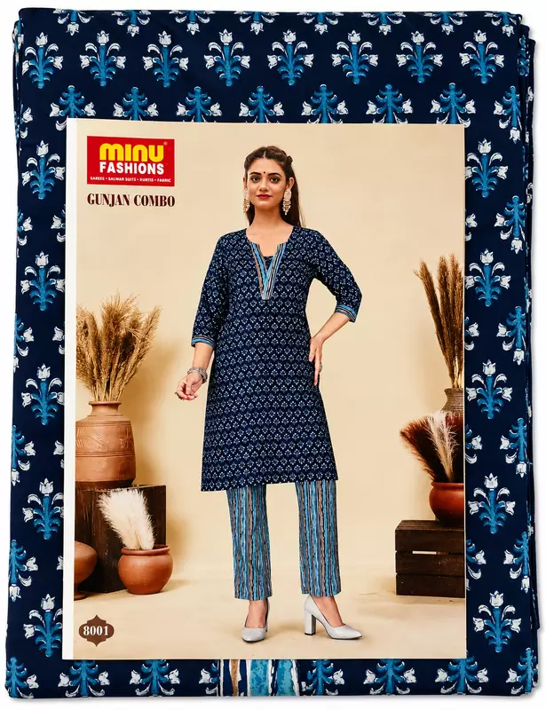 GUNJAN COMBO 8 KURTI