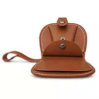 The Nomad Tan Leather Wristlet Wallet