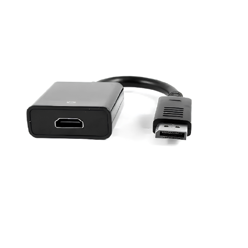 DisplayPort Male (DP) To 4K HDMI Female Adapter 1080 @ 60Hz Converter for PC/Laptop/Projector/HDTV (Black/White)