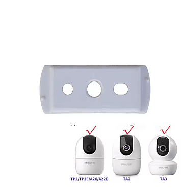 Wall Mounted Camera Stand Holder Base Buckle With Screws for TP2 TP2E A2X A22E TA2 Series Smart Security Cameras, ABS Mount for Indoor/Outdoor Use