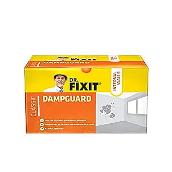 DR. FIXIT Dampguard Classic Damp-Proof, 1Kg, Coating For Internal Walls, Ceilings, RCC Water Tanks