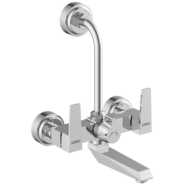 LV-2020 Wall Mixer 2 In 1 With Connecting Legs With Wall Flange