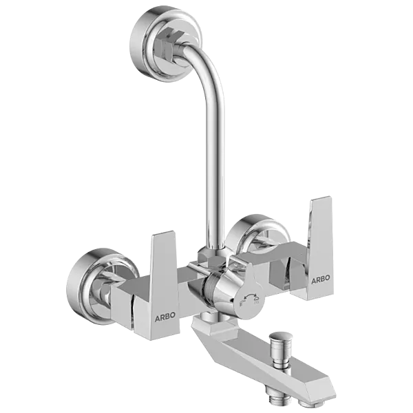 LV-2022 Wall Mixer 3 In 1 With Connecting Legs With Wall Flange