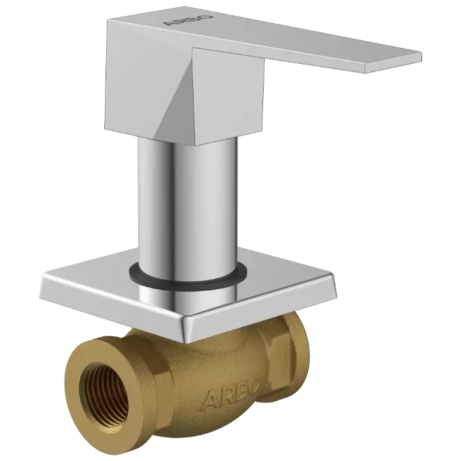 LV-2023 Concealed Stop Cock 15mm Body With Upper Part Set