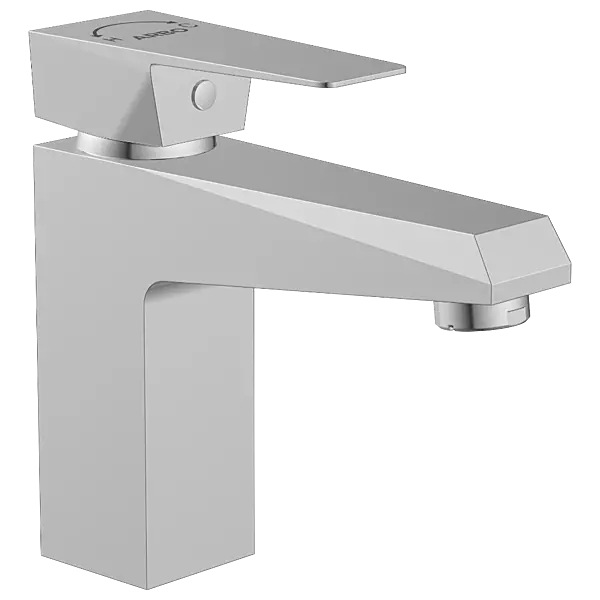 LV-2027 Single Lever Basin Mixer With Braided Hoses (Table Mounted Model)