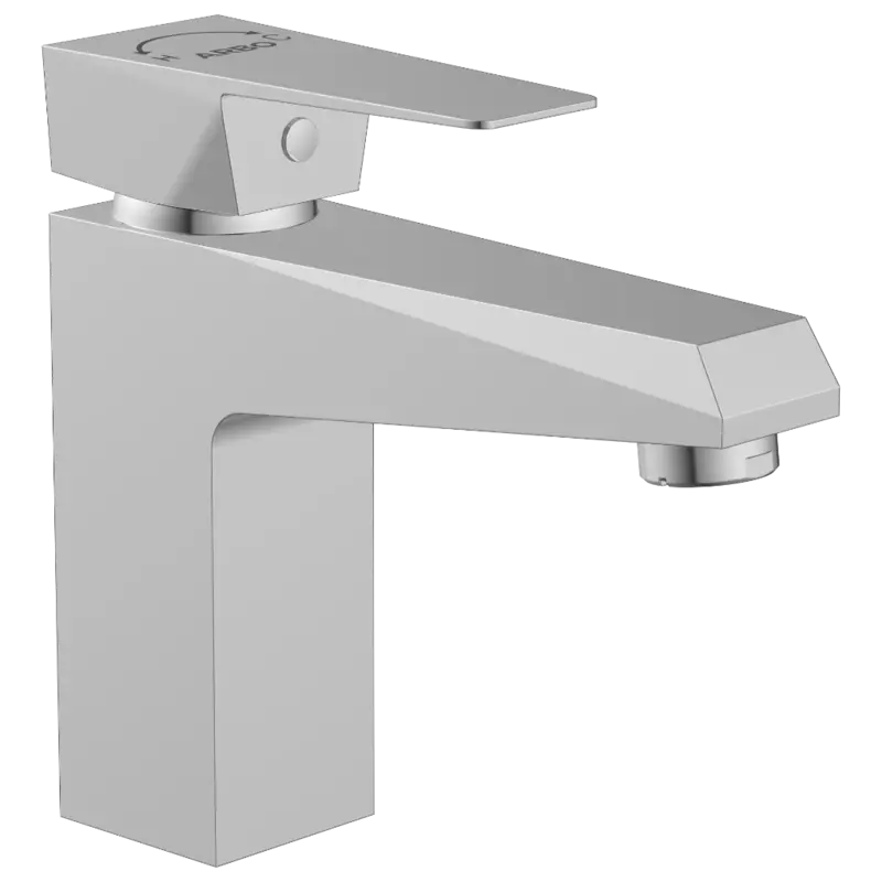 LV-2027 Single Lever Basin Mixer With Braided Hoses (Table Mounted Model)