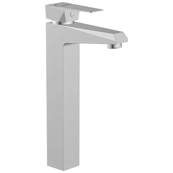 LV-2028 Single Lever Tall Basin Mixer With Braided Hoses (Table Mounted Model)