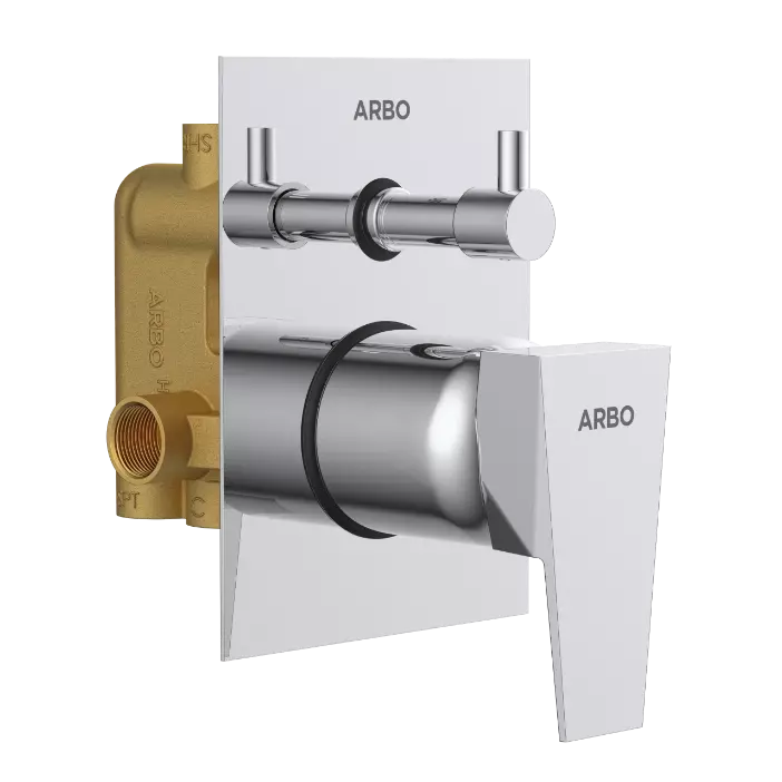 LV-2055 3 Inlet 2 Outlet High Flow Diverter Body With Upper Part Set