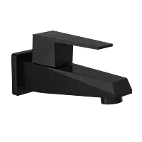 LV-MB-2003 Long Nose Bib Tap With Wall Flange (Matt Black)