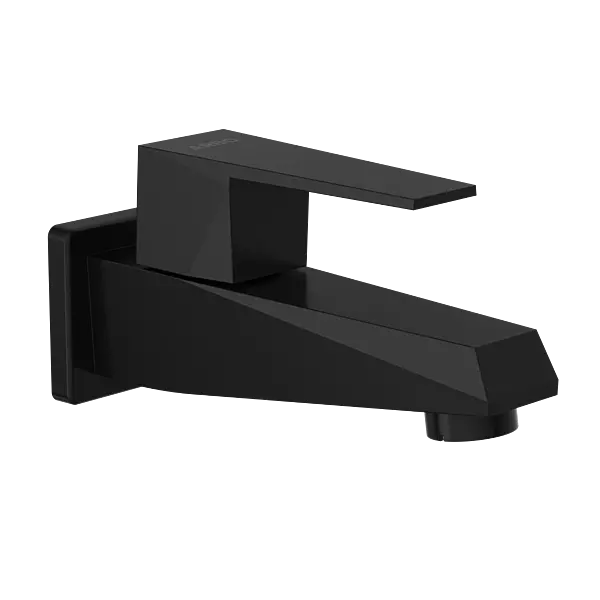 LV-MB-2003 Long Nose Bib Tap With Wall Flange (Matt Black)