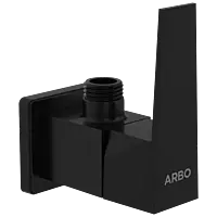 LV-MB-2004 Angle Cock With Wall Flange (Matt Black)