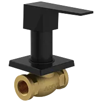 LV-MB-2023 Concealed Stop Cock 15mm Body With Upper Part Set (Matt Black)