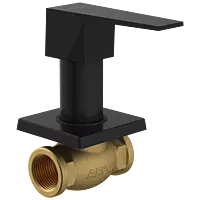 LV-MB-2024 Concealed Stop Cock 20mm Body With Upper Part Set (Matt Black)