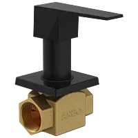 LV-MB-2025 Flush Valve 25mm Body With Upper Part Set (Matt Black)