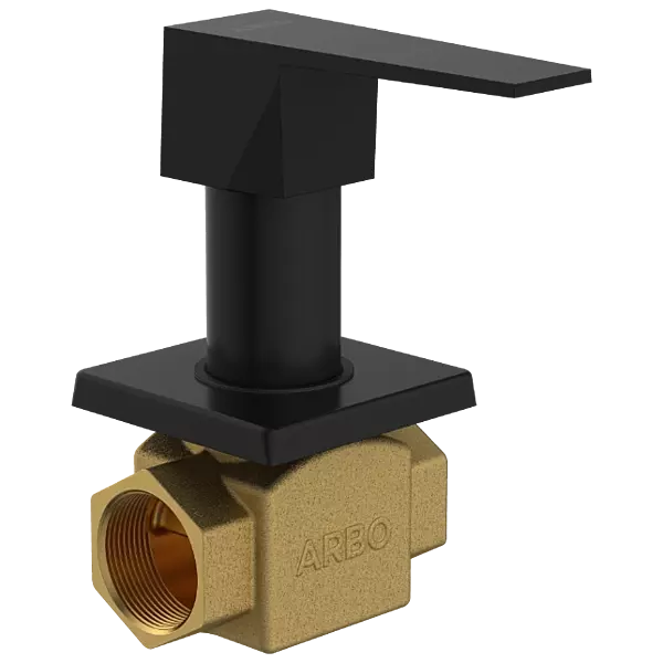 LV-MB-2025 Flush Valve 25mm Body With Upper Part Set (Matt Black)