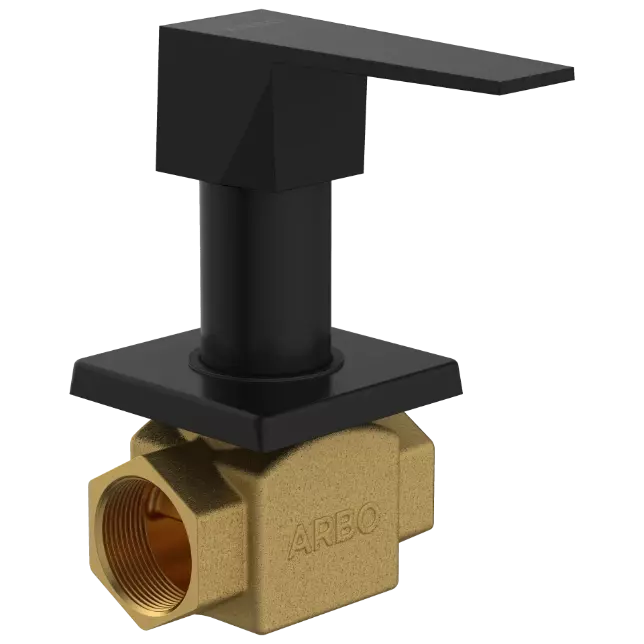 LV-MB-2025 Flush Valve 25mm Body With Upper Part Set (Matt Black)
