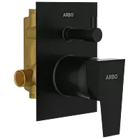 LV-MB-2052 High Flow Diverter Body With Upper Part Set (Matt Black)