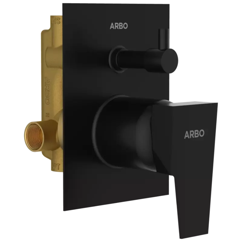 LV-MB-2052 High Flow Diverter Body With Upper Part Set (Matt Black)