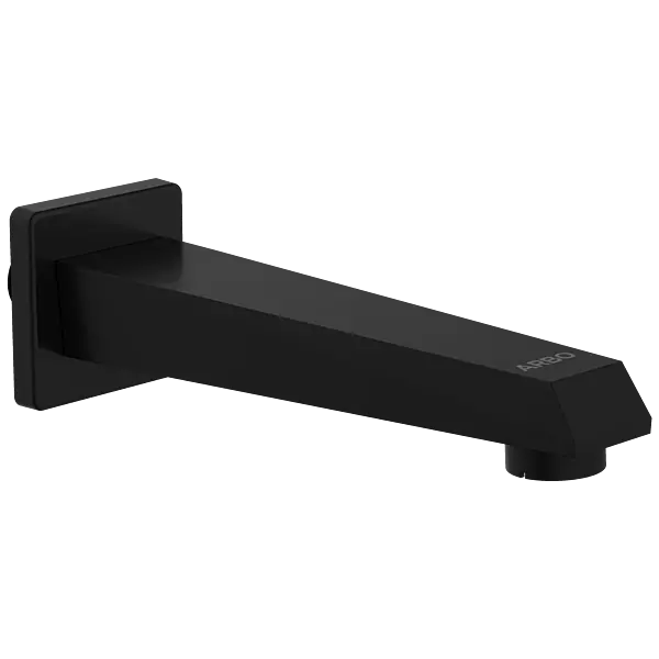 SP-MB-5317 Bath Tub Spout With Wall Flange (Bath Spout Collection) (Matt Black)