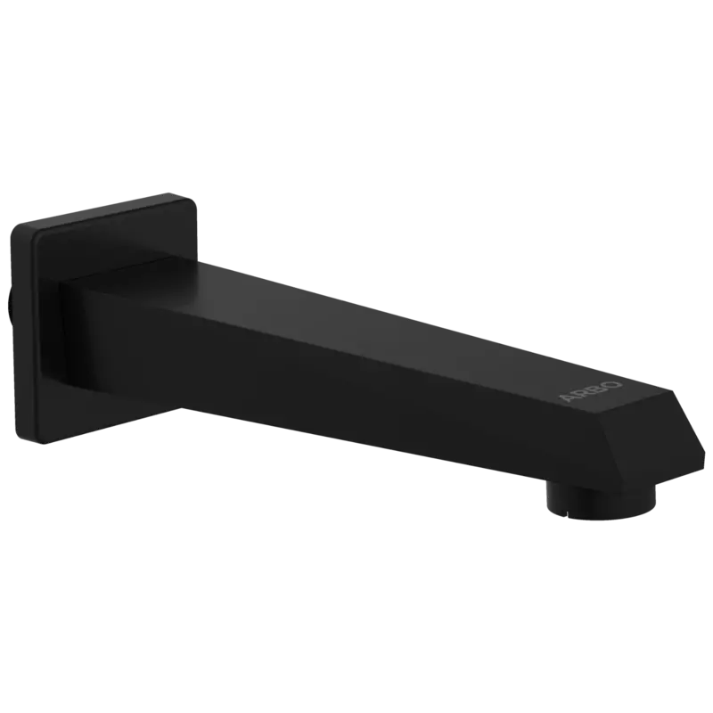 SP-MB-5317 Bath Tub Spout With Wall Flange (Bath Spout Collection) (Matt Black)