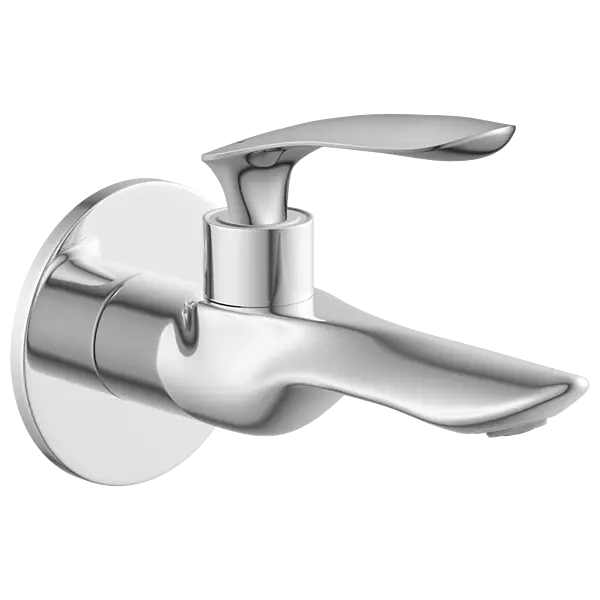 KA-3103 Long Nose Bib Tap With Wall Flange