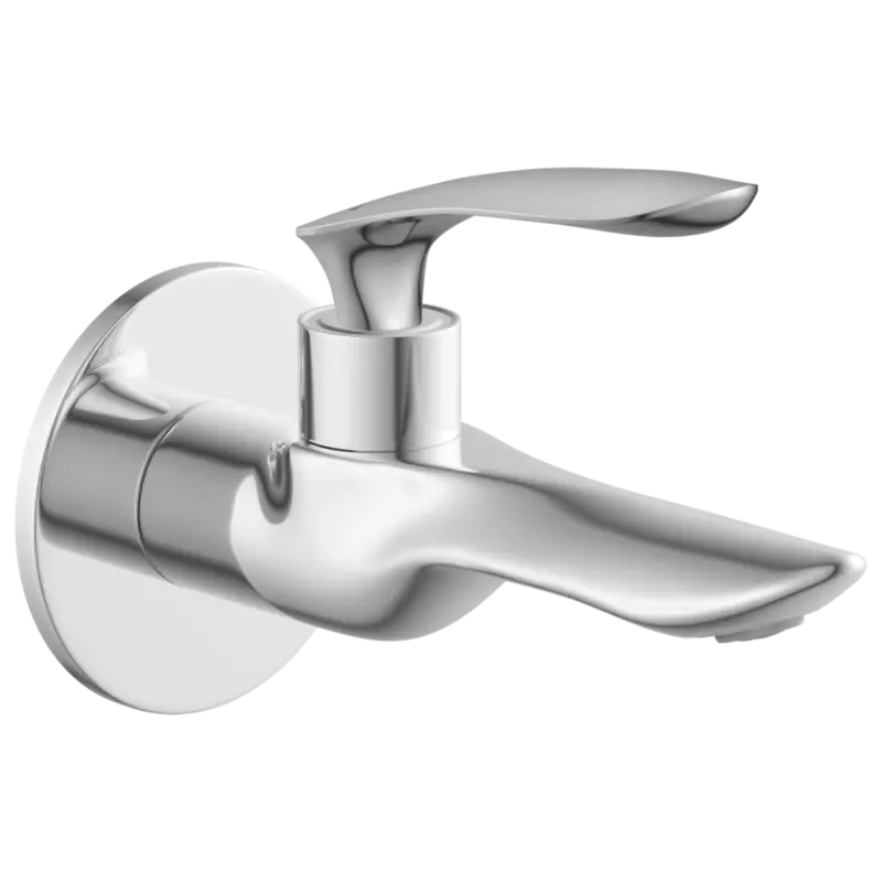 KA-3103 Long Nose Bib Tap With Wall Flange