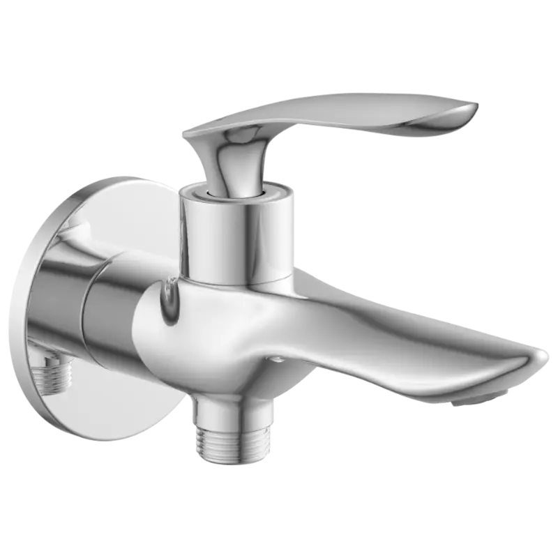 KA-3106 2 Way Bib Tap With Wall Flange