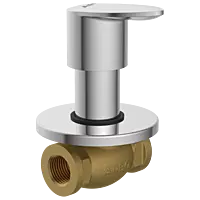 KA-3123 Concealed Stop Cock 15mm Body With Upper Part Set