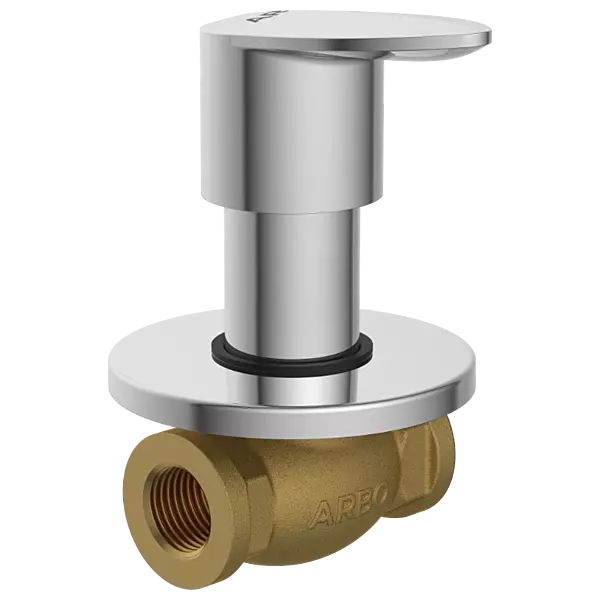 KA-3123 Concealed Stop Cock 15mm Body With Upper Part Set