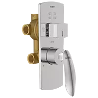 KA-3153 2 Inlet 3 Outlet High Flow Diverter Body With Upper Part Set