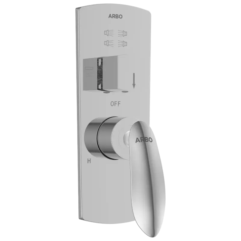 KA-3163 Exposed Part Kit For 2 Inlet 3 Outlet Single Lever High Flow Diverter