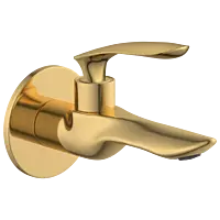 KA-GG-3103 Long Nose Bib Tap With Wall Flange (Glossy Gold)