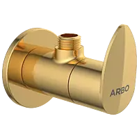 KA-GG-3104 Angle Cock With Wall Flange (Gold)