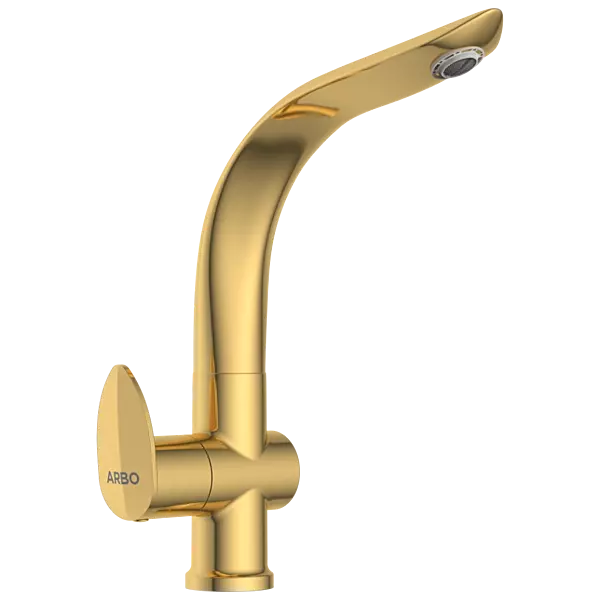 KA-GG-3111 Swan Neck With Swinging Spout (Table Mounted Model) (Gold)