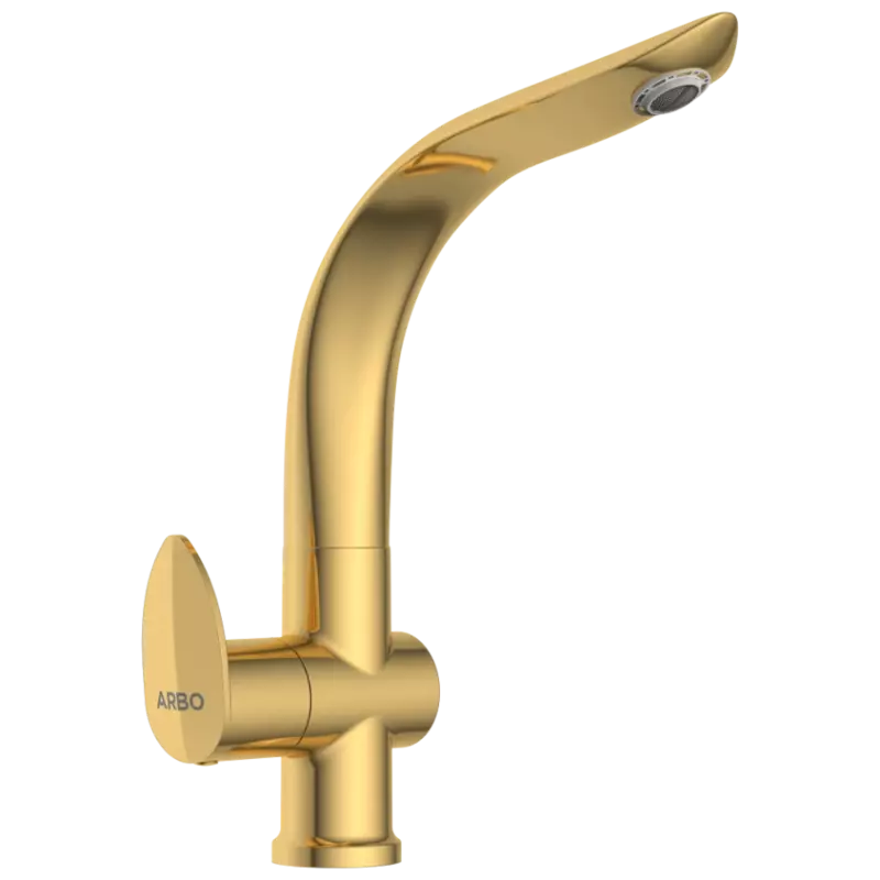KA-GG-3111 Swan Neck With Swinging Spout (Table Mounted Model) (Gold)